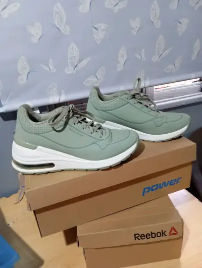 Zapatillas Skechers verdes, sin detalles - miniatura 1