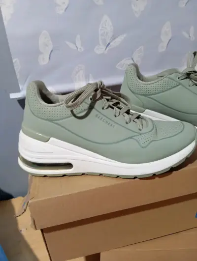 Zapatillas Skechers verdes, sin detalles - miniatura 3