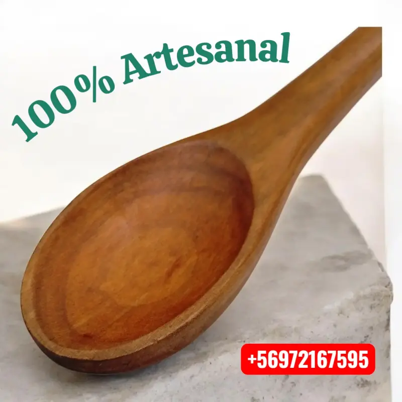 Cuchara de roble 25 cm - 2