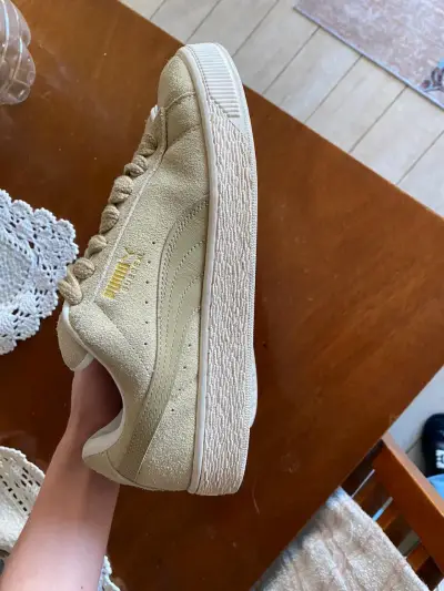Zapatillas Puma Suede beige - miniatura 3