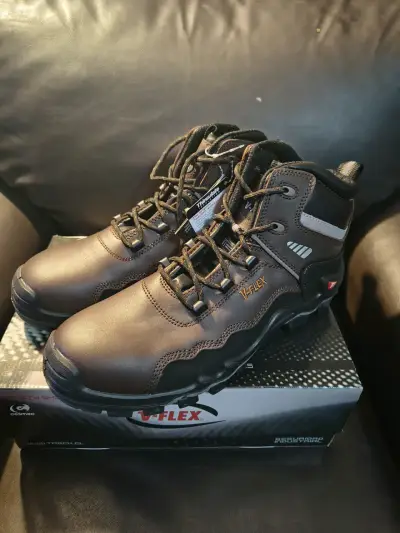Botines de seguridad V-Flex marrones - miniatura 2
