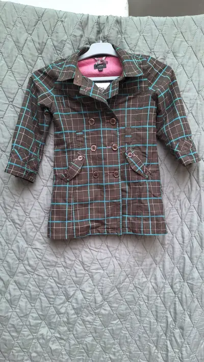 Chaqueta a cuadros marrón MEXX - miniatura 2
