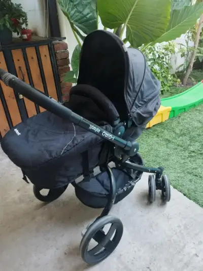 Coche de bebé Infanti negro - miniatura 5