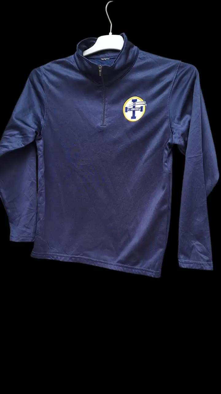 Camiseta deportiva azul con logo - 3