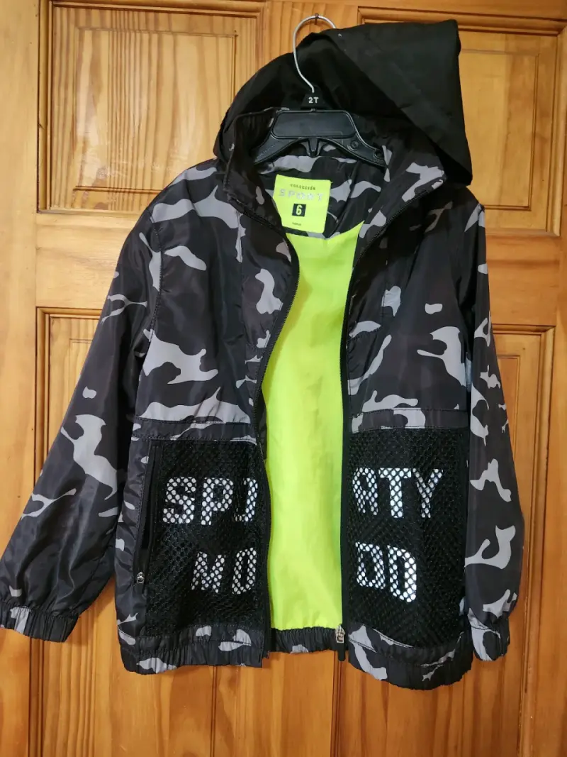 Chaqueta deportiva camuflada niño - 1