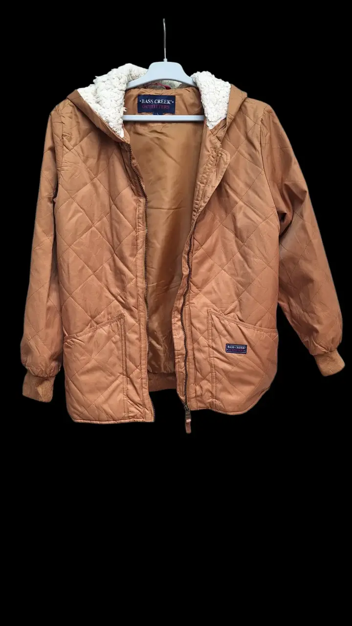 Chaqueta acolchada marrón