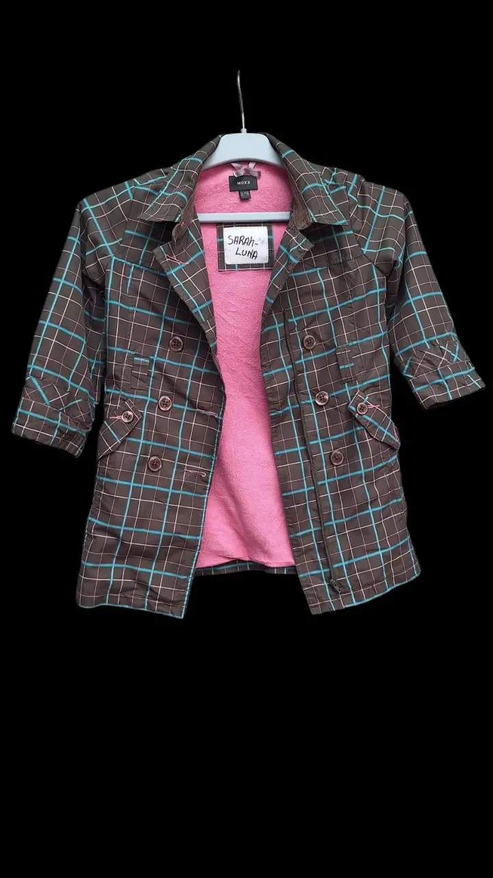 Chaqueta a cuadros marrón MEXX - 1
