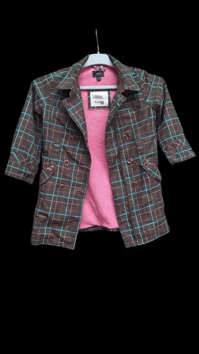 Chaqueta a cuadros marrón MEXX - miniatura 1