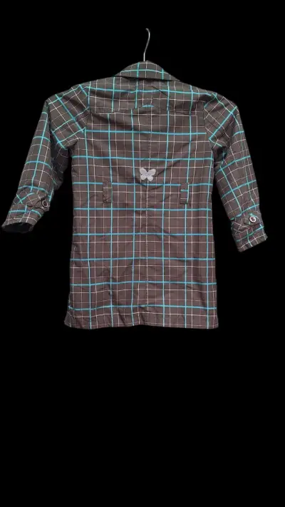 Chaqueta a cuadros marrón MEXX - miniatura 7
