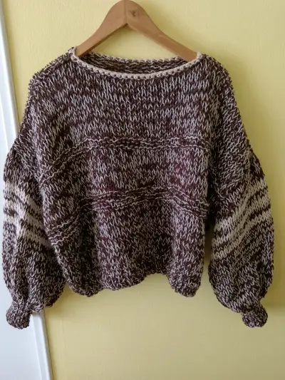 Sweater tejido colorido - miniatura 2