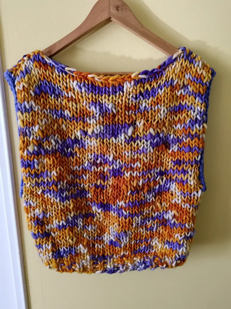Sweater tejido colorido - 3