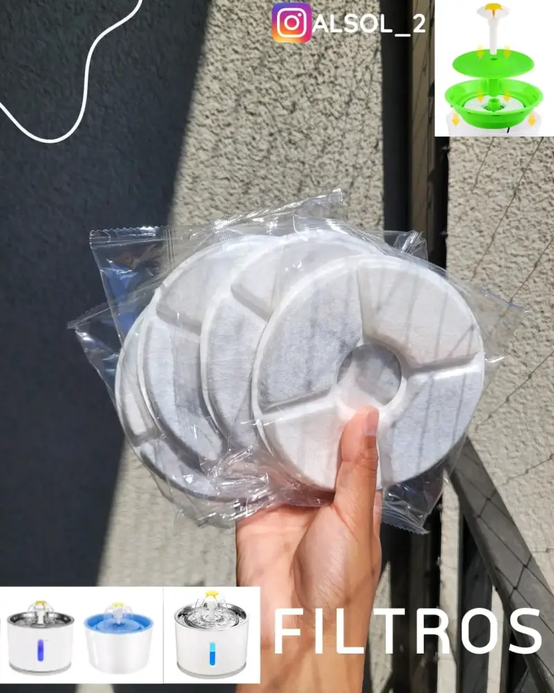 Filtros para fuente de agua