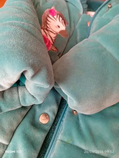 Chaqueta infantil verde petroleo - miniatura 5