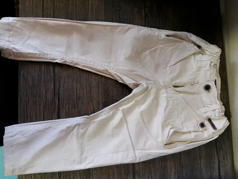 Pantalones beige casuales - 2