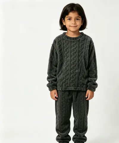 Conjunto de pijama niños negro talla 10 - miniatura 3