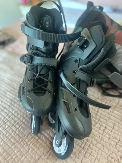 Patines en línea negros freestyle - miniatura 2