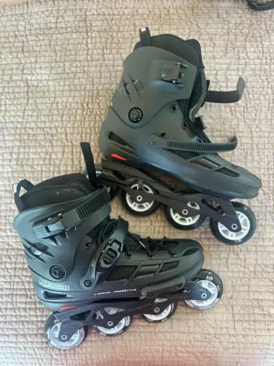 Patines en línea negros freestyle - miniatura 3