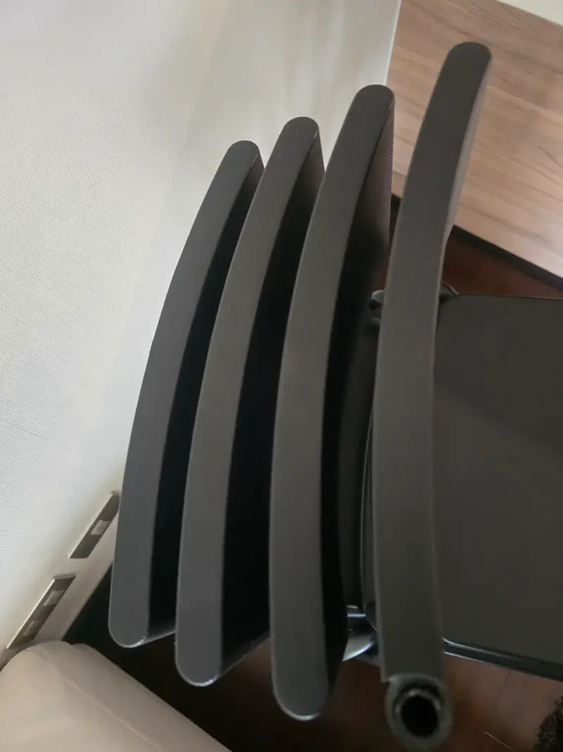 Silla alta negra metálica - 5