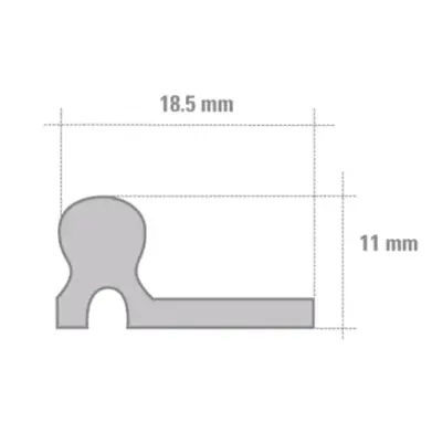 Kit Carro Rueda Closet Mueble + Rieles Sup / Inf - miniatura 3