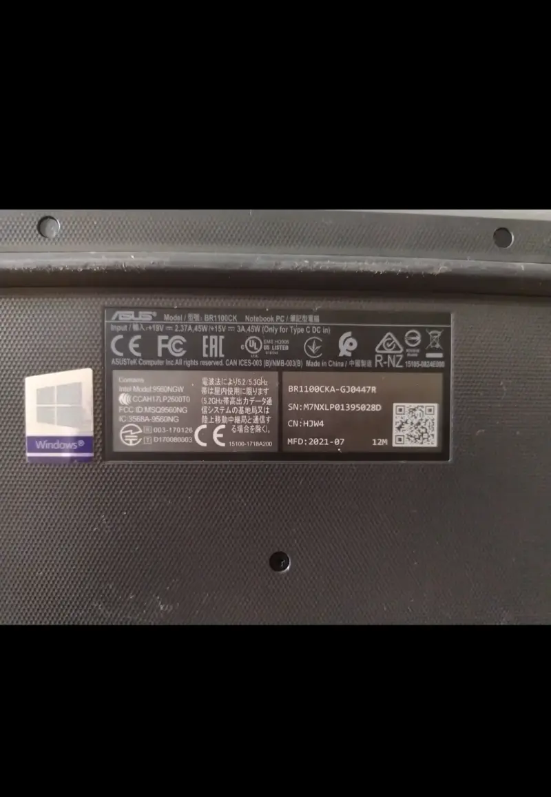 Notebook 11.6" Asus BR1100CKA-GJ0447R - 2
