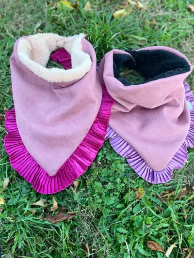 Bandana  color violeta - miniatura 3
