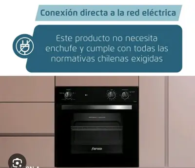 Horno empotrable Fensa 66L negro - miniatura 1