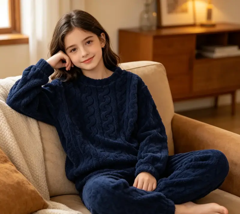 Pijama azul niño invierno talla 10 - 1