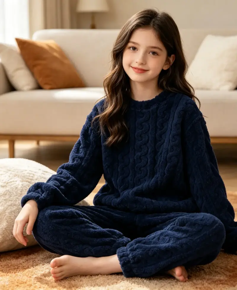 Pijama azul niño invierno talla 10 - 3
