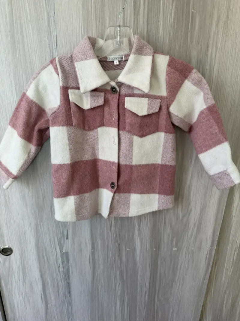 Chaqueta infantil cuadros limonada talla 6 - 1