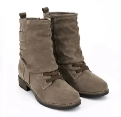 Botines Graceland Mujer Marrón Topo Estilo Slouchy - miniatura 2