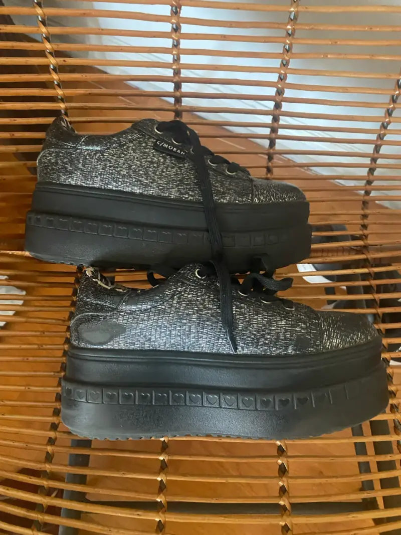 Zapatillas negras con plataforma - 2