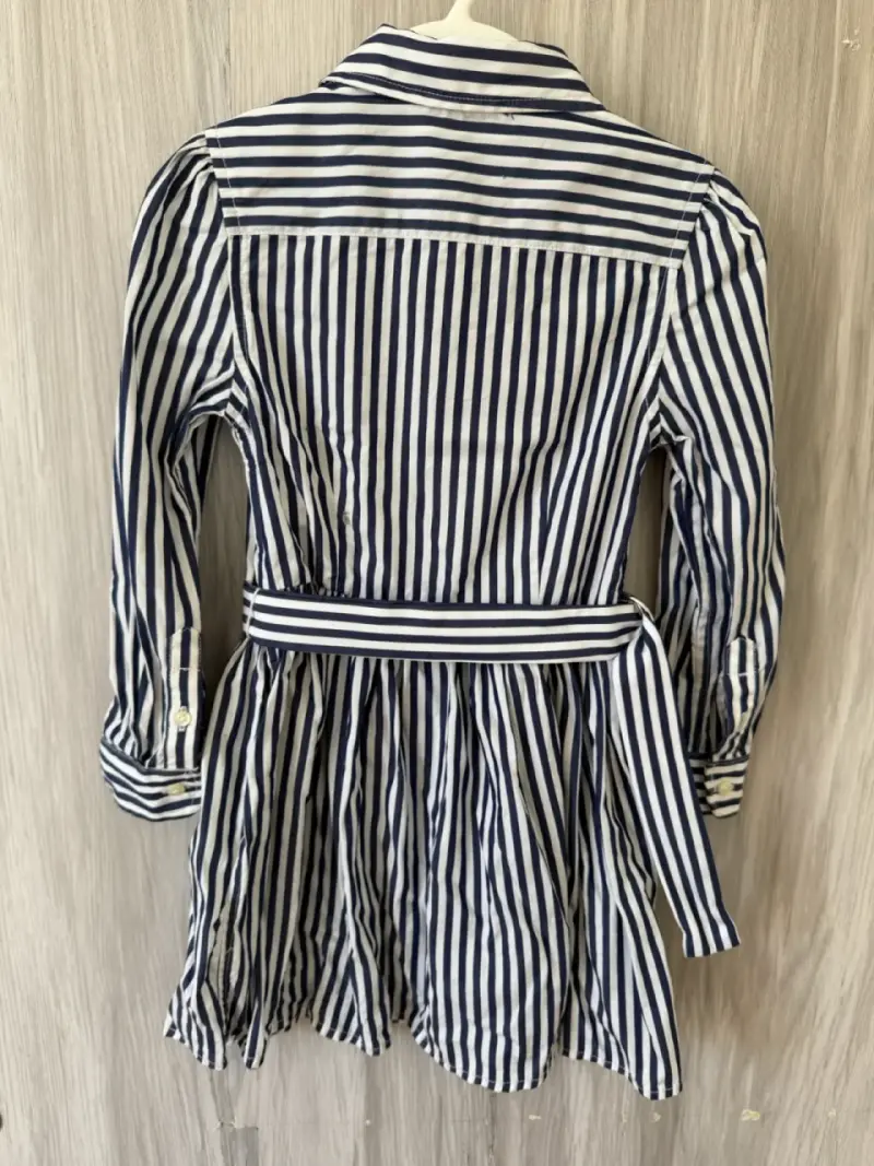 Vestido a rayas Polo para niña talla 4 - 3