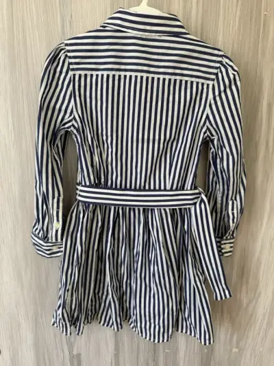 Vestido a rayas Polo para niña talla 4 - miniatura 3