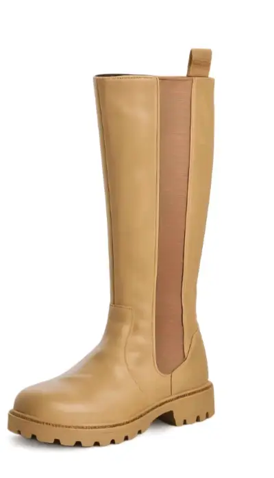 Botas camel de caña alta - miniatura 1