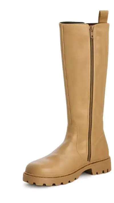 Botas camel de caña alta - miniatura 2