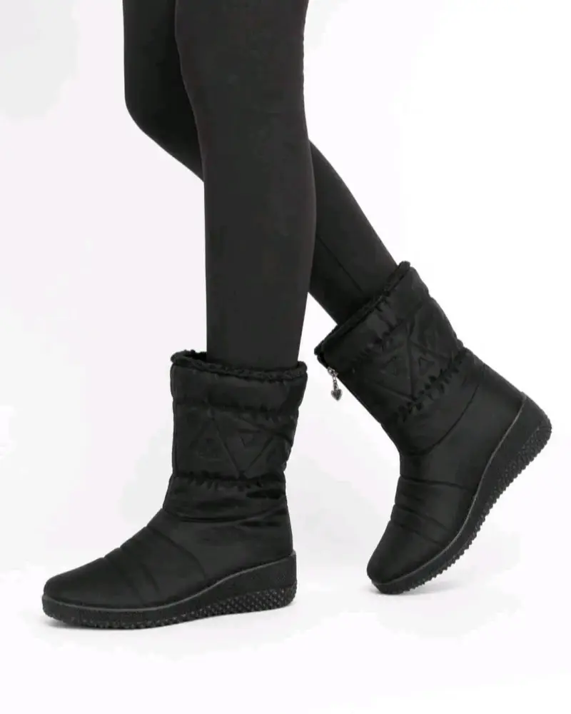 Botas negras acolchadas - 3