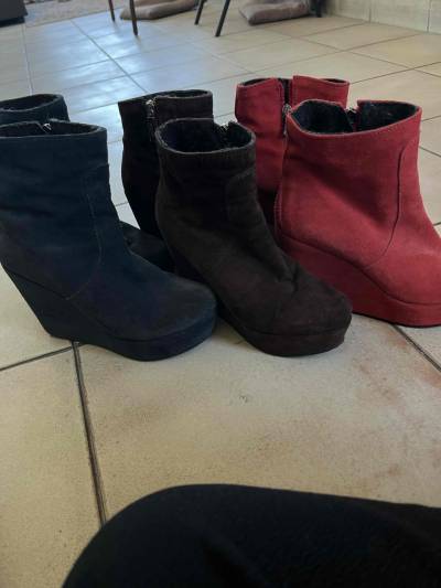 Botines plataforma colores mixtos - miniatura 1