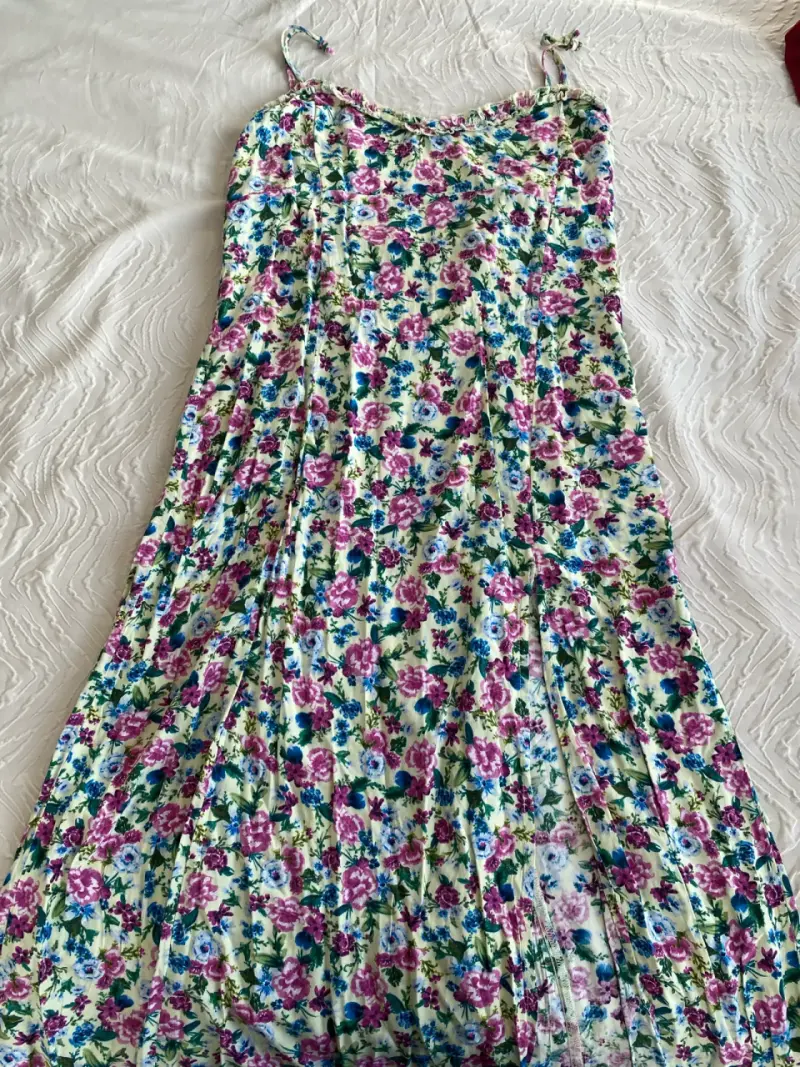 Vestido largo floral