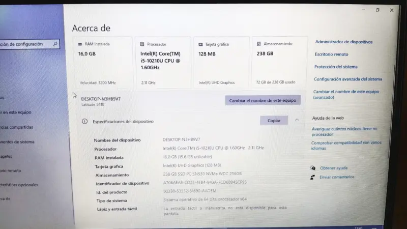 Laptop Dell Latitude 5410 - 1