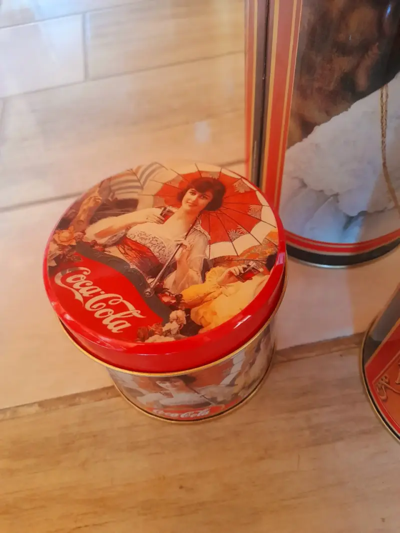 Lata vintage Coca-Cola decorativas 1999 - 3