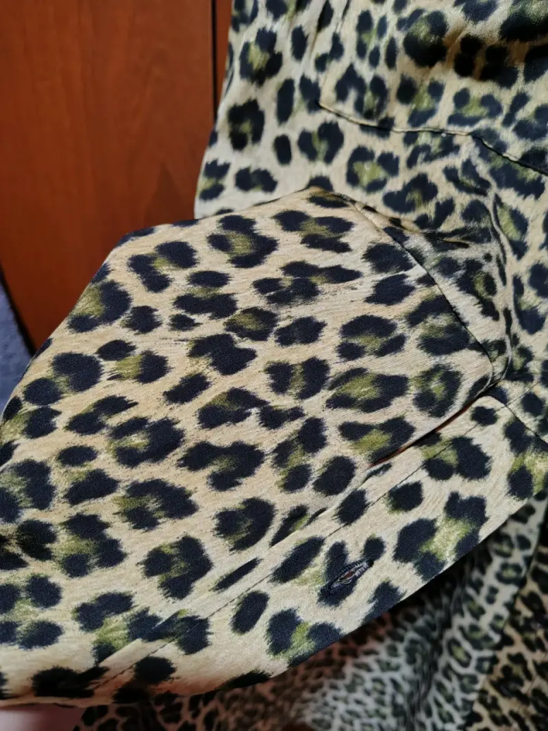 Blusa leopardo manga larga - 2