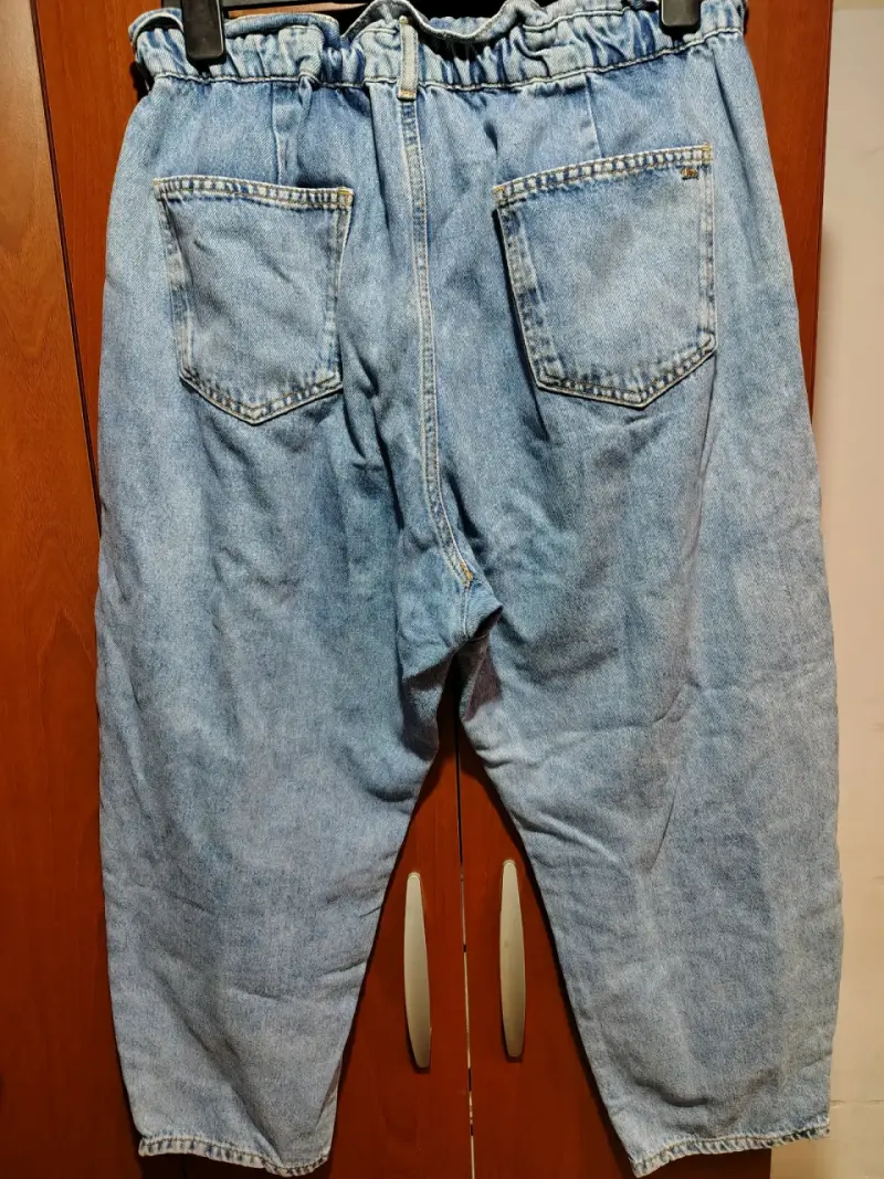 Jeans azules cintura alta - 2