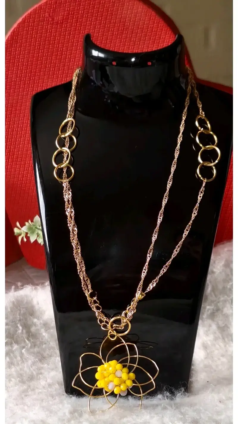 ✨ Collar Luna di Perle – Pieza Única Hecha a Mano - 1