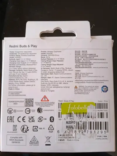 Auriculares Xiaomi Redmi Buds 6 - miniatura 3
