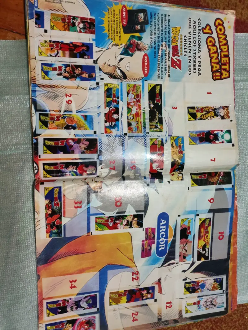 Álbum Dragon Ball Z 3 y z5 - 4