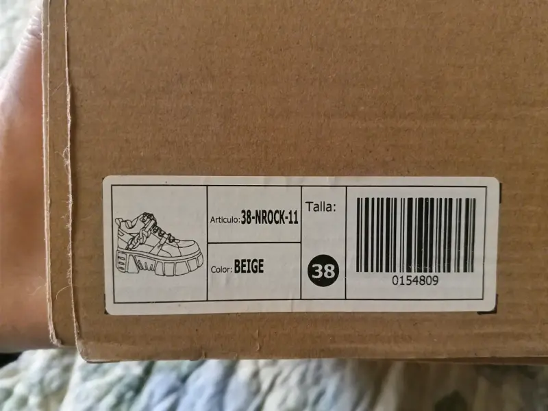Zapatillas beige con plataforma - 4