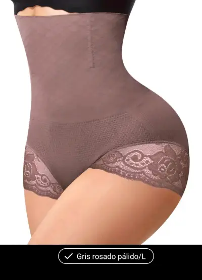 Faja moldeadora con varillas color nude talla L - miniatura 3