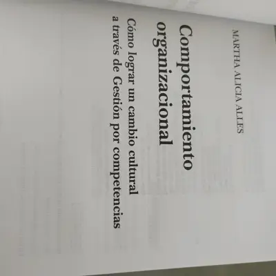 Libro Comportamiento Organizacional Martha Alles - miniatura 5