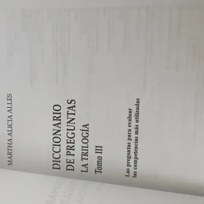 Libro Diccionario de Preguntas Tomo 3 Martha Alles - miniatura 4
