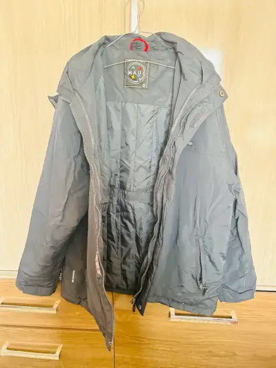 Parka escolar azul  impermeable Maui talla S - miniatura 3